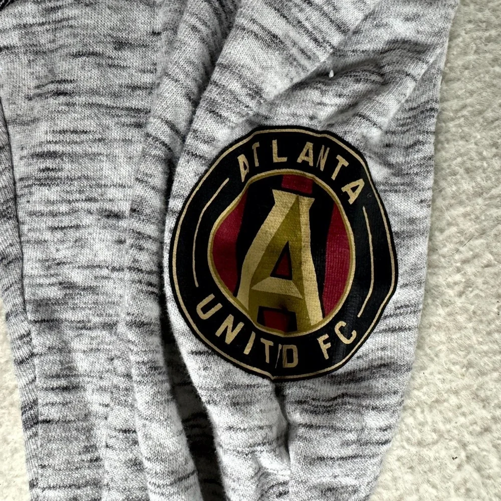 Adidas Atlanta United FC Hoodie Mens Medium Grey Good MLS Soccer Pullover